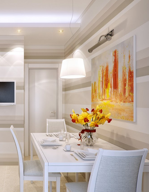 ห้องครัวสีขาว ห้องครัวสไตล์โมเดิร์น เอาใจคนอยู่คอนโด