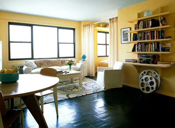 ห้องรับแขกสีเหลือง ห้องนั่งเล่นสีเหลือง