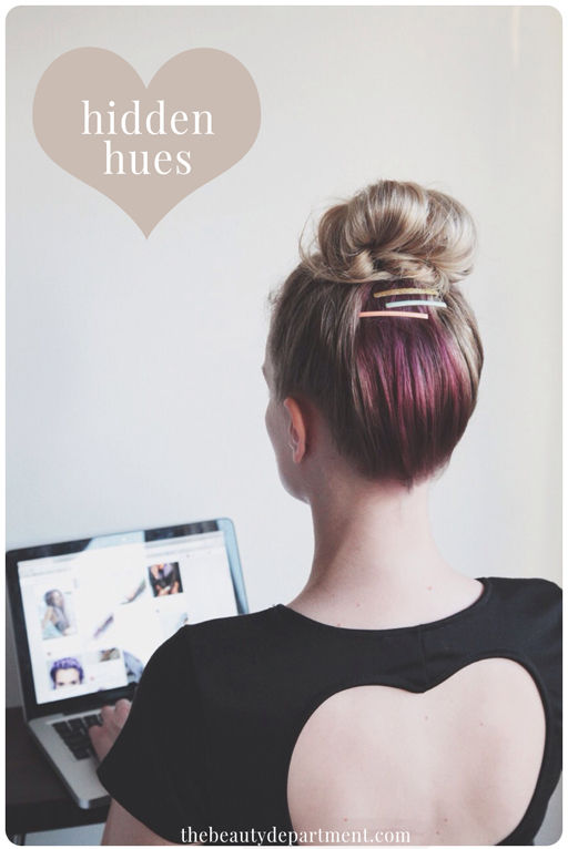 ทำสีผมท้ายทอย