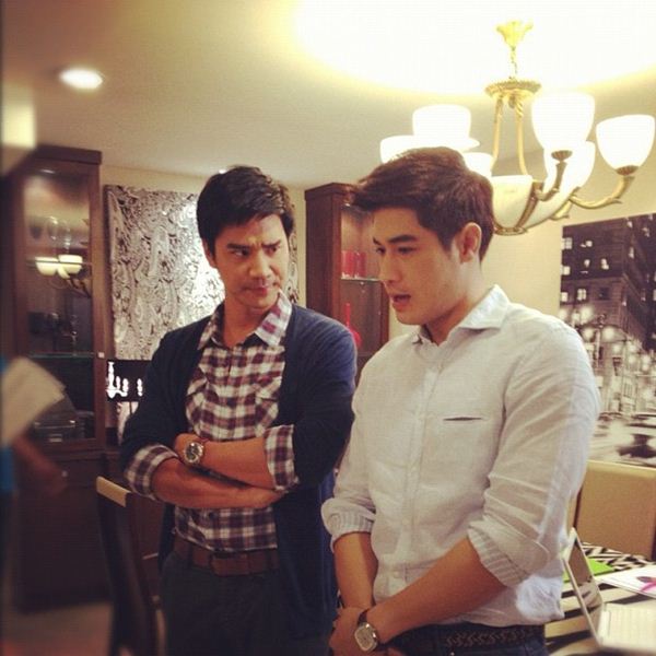 ภาพเบื้องหลัง จากกองถ่ายละคร คุณสามี (กำมะลอ) ที่รัก