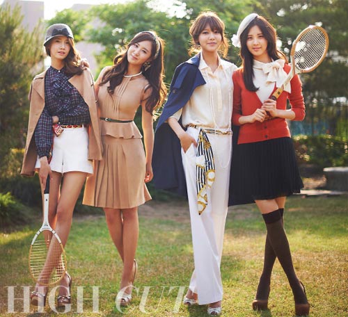 SNSD ถ่ายแฟชั่นชุดนักกีฬาทีมชาติ ต้อนรับโอลิมปิก