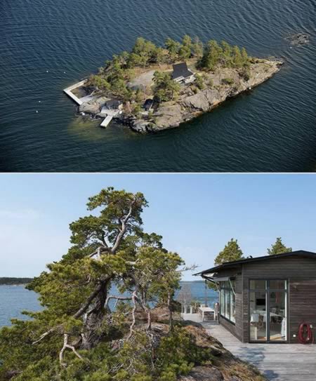 บ้านกลางเกาะเมืองสวีเดน