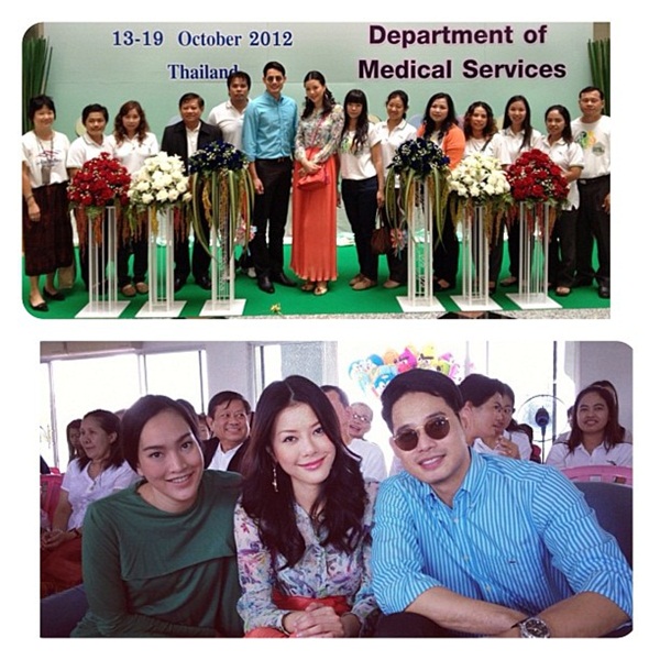 ตุ๊ก ชนกวนันท์ ควงเพื่อนซี้ เยี่ยมผู้ป่วยมะเร็งระยะสุดท้าย