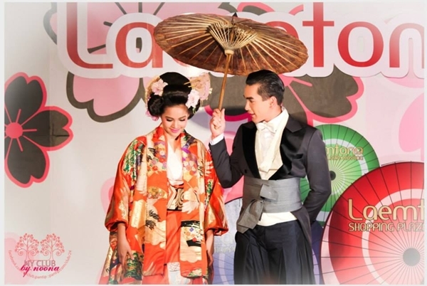  ณเดชน์ ญาญ่า สวมมาดคู่รักญี่ปุ่น ในงานเปิด ห้างแหลมทอง ระยอง