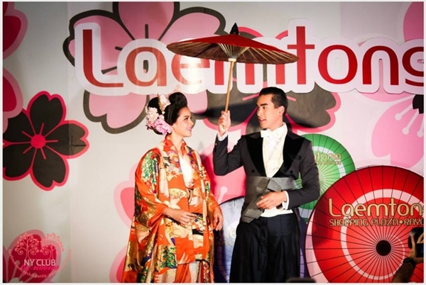  ณเดชน์ ญาญ่า สวมมาดคู่รักญี่ปุ่น ในงานเปิด ห้างแหลมทอง ระยอง