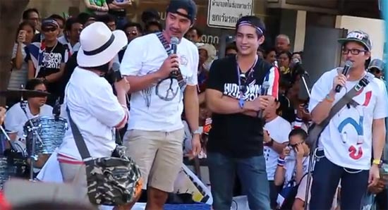 ดาราร่วมชุมนุม คลิปเวทีดารา กปปส. หน้าเซ็นทรัลชิดลม แชร์ว่อนโซเชียล