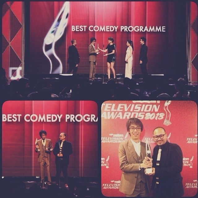 ทีวีไทยเจ๋ง ปัญญา-เฮงเฮงเฮง คว้ารางวัล Asia TV Awards 2013