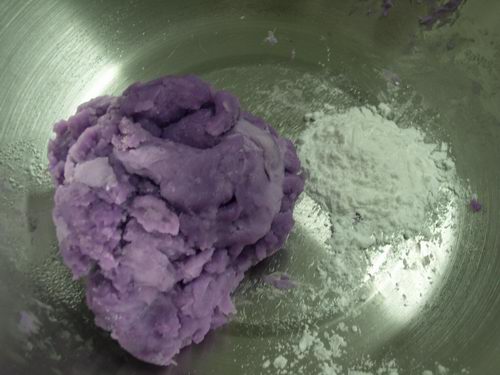 วิธีทำขนมช่อม่วง