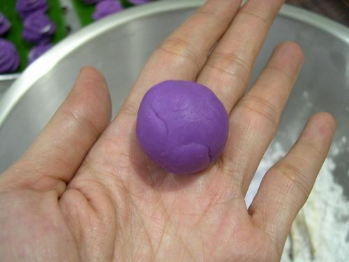 วิธีทำขนมช่อม่วง