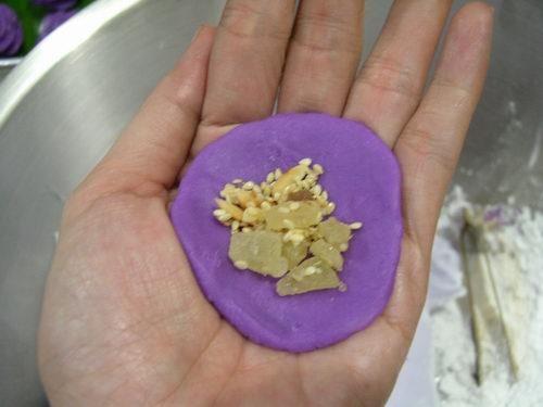 วิธีทำขนมช่อม่วง