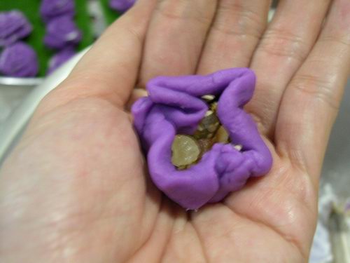 วิธีทำขนมช่อม่วง