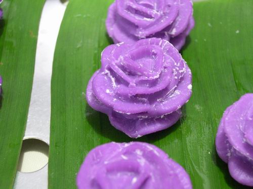 วิธีทำขนมช่อม่วง