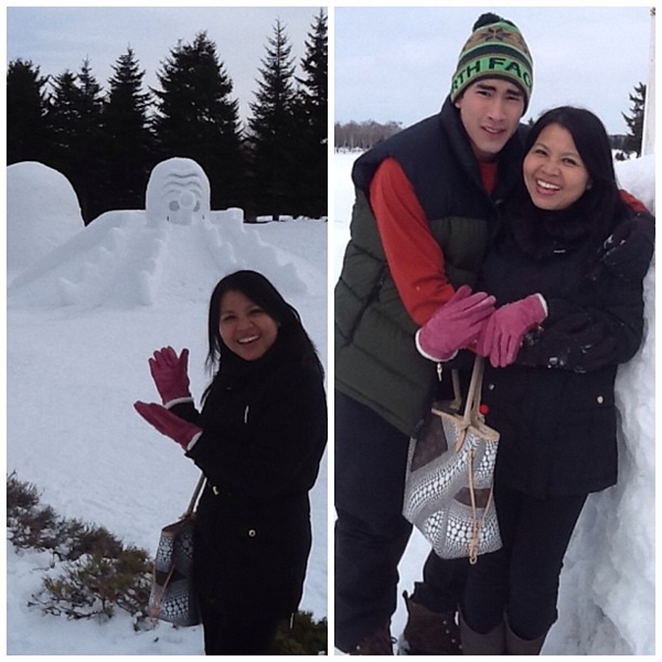 ณเดชน์ ควง แม่แก้ว ลุยหิมะที่ ฮอกไกโด