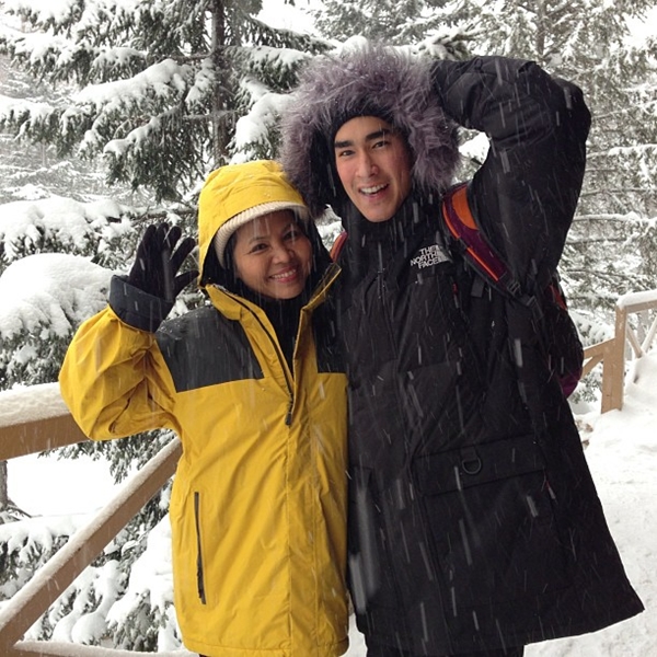 ณเดชน์ ควง แม่แก้ว ลุยหิมะที่ ฮอกไกโด