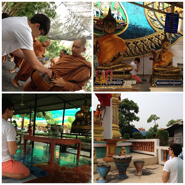 ณเดชน์ กราบเท้าพ่อแม่ รดน้ำดำหัวผู้ใหญ่ในวันสงกรานต์