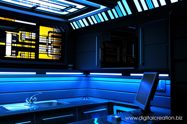 แฟนพันธุ์แท้แต่งอพาร์ทเม้นท์เลียนแบบหนัง Star Trek