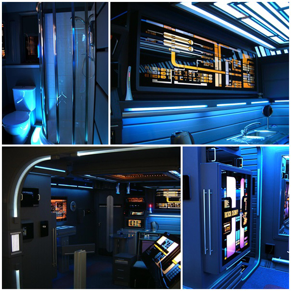 แฟนพันธุ์แท้แต่งอพาร์ทเม้นท์เลียนแบบหนัง Star Trek