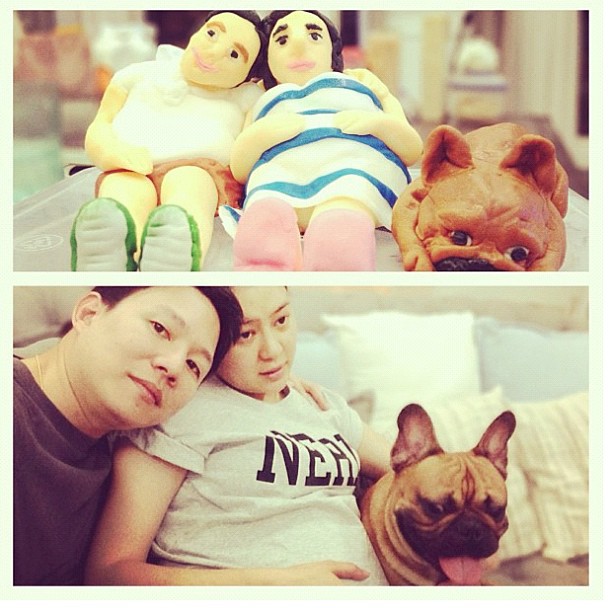 ชมภาพ ว่าที่คุณแม่ โอ๋ ภัคจีรา ฉลองวันเกิดสุดอบอุ่น