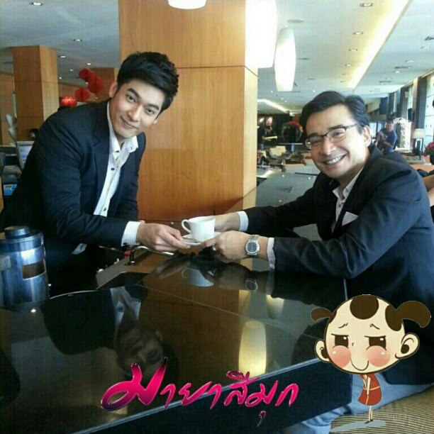 ชมเบื้องหลัง มายาสีมุก กรีน-วี ประกบคู่สร้างสีสัน