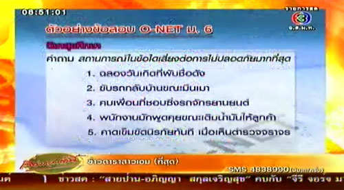วุ่นอีก! ข้อสอบวิทยาศาสตร์ โอเน็ต ม.6 เกิดปัญหา