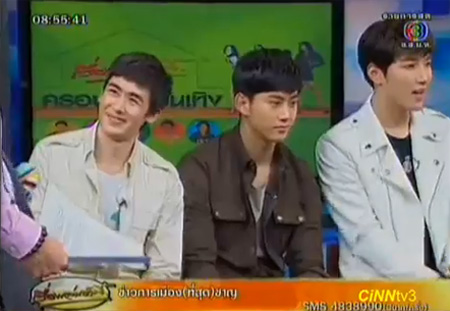 ชมกันชัด ๆ ... นิชคุณ นำทัพ 2PM บุกเรื่องเล่าเช้านี้