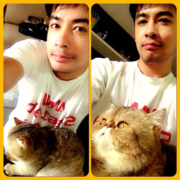  วันสบาย ๆ ของ ออย ธนา กับแก๊งแมวเหมียว น่ารักอ่ะ!