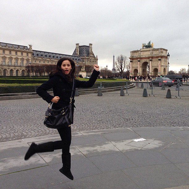 ญาญ่า อุรัสยา ลัดฟ้าไปปารีส เยี่ยมครอบครัวรับปีใหม่