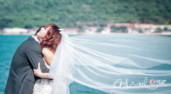 ชมภาพ พรีเวดดิ้ง ลูกตาล ชโลมจิต กับ อดัม แฟนหนุ่มนายแบบ