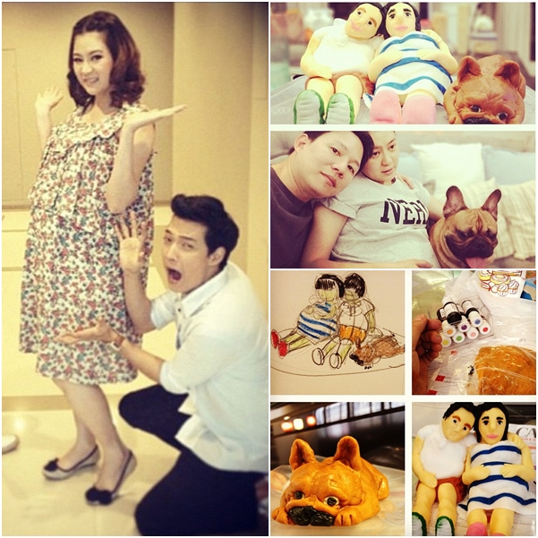 ชมภาพ ว่าที่คุณแม่ โอ๋ ภัคจีรา ฉลองวันเกิดสุดอบอุ่น