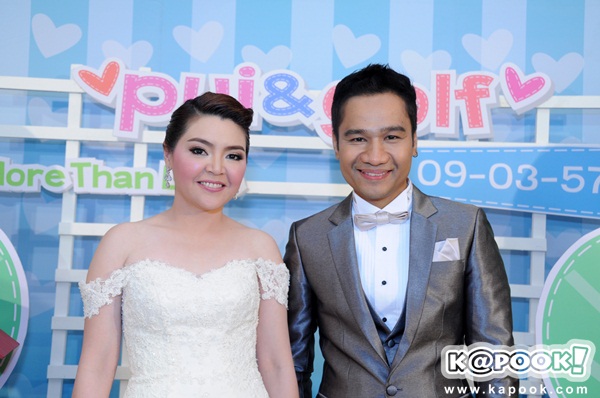 กอล์ฟ เบญจพล แต่งงาน ปุ้ย กชพรรณ 