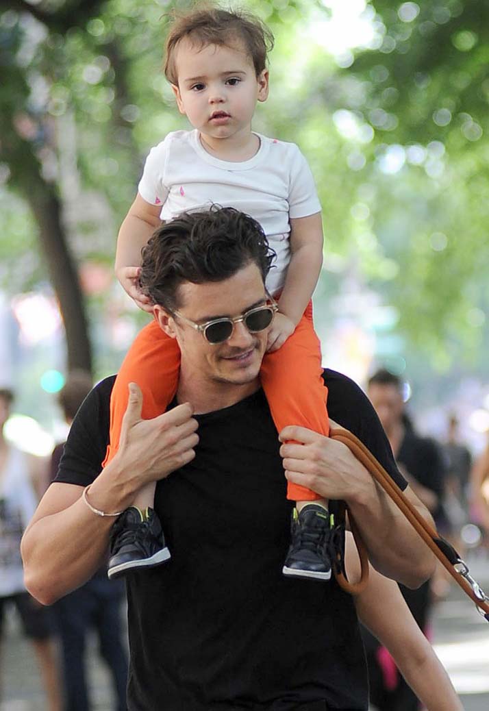 ฟลินน์ บลูม ลูกชายของ มิแรนด้า เคอร์-ออร์แลนโด้ บลูม