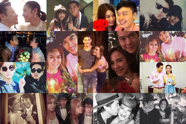 สวีทเว่อร์ ! คู่รักดาราโพสต์ภาพบอกรัก หวานฉ่ำรับวาเลนไทน์