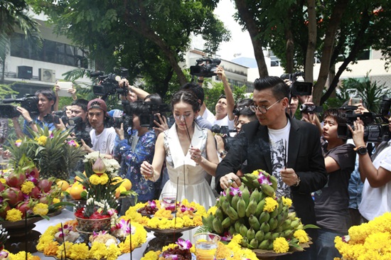 บวงสรวงละครเรื่อง มนต์รักเพลงผีบอก 