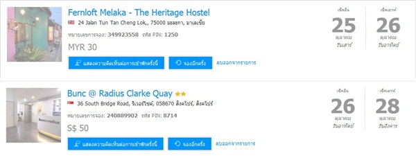 การเดินทางสู่มาเลเซียและสิงคโปร์