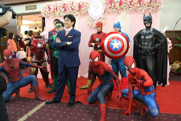 ธีมแต่งงานซูเปอร์ฮีโร่