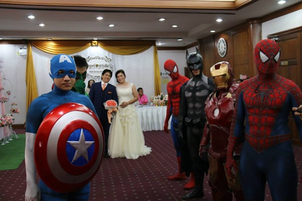 ธีมแต่งงานซูเปอร์ฮีโร่