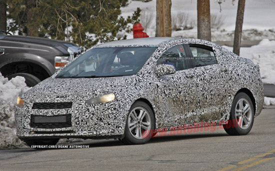 แอบถ่าย 2015 Chevrolet Cruze ทดลองวิ่งในยุโรป