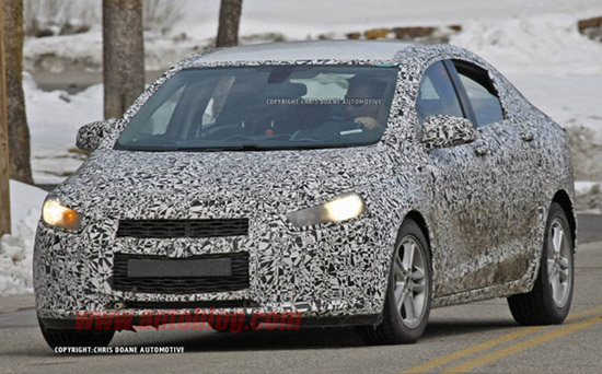 แอบถ่าย 2015 Chevrolet Cruze ทดลองวิ่งในยุโรป