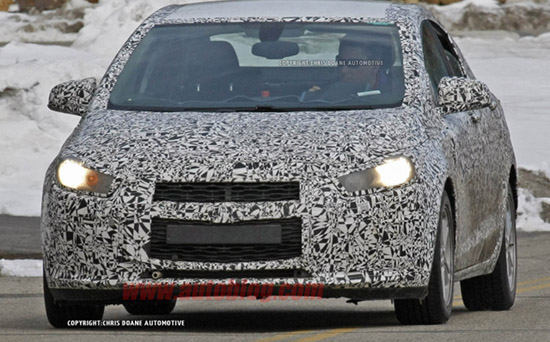 แอบถ่าย 2015 Chevrolet Cruze ทดลองวิ่งในยุโรป