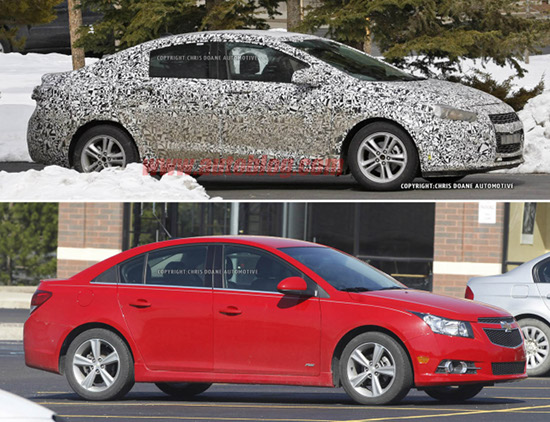 แอบถ่าย 2015 Chevrolet Cruze ทดลองวิ่งในยุโรป