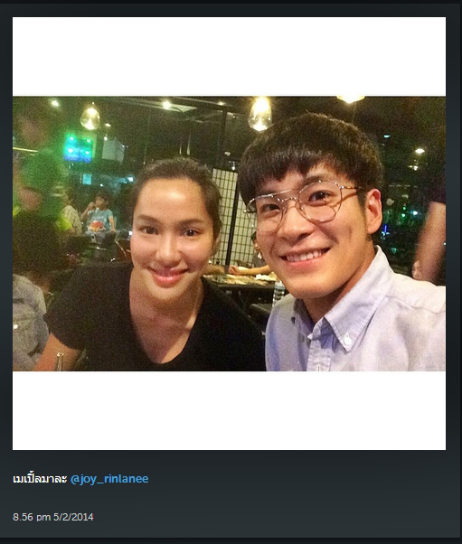 จอย รินลณี อาเล็ก ธีรเดช คู่จิ้นต่างวัย น่ารักอ่ะ