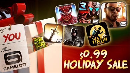 ลดแหลก! Gameloft ลดราคาเกม iOS/Android ฉลองปีใหม่ 