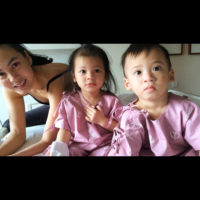 น้องบีน่า-บรู๊คลิน ลูกนานาป่วยเข้า รพ. เจนี่-แอน แท็กทีมเยี่ยม  