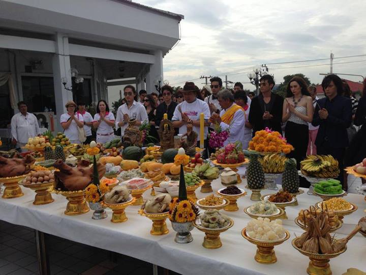 บวงสรวงละคร นางกลางไฟ