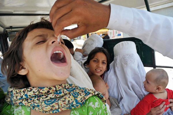 โปลิโอระบาดในปากีสถาน