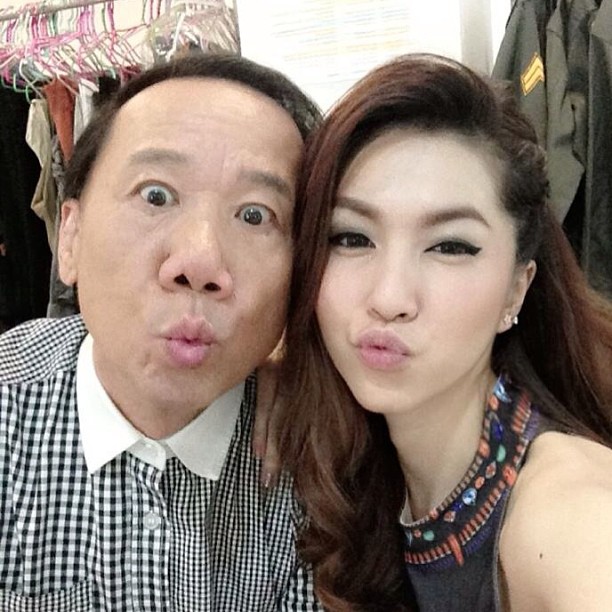 แอนนา ชวนชื่น กับลูกสาว