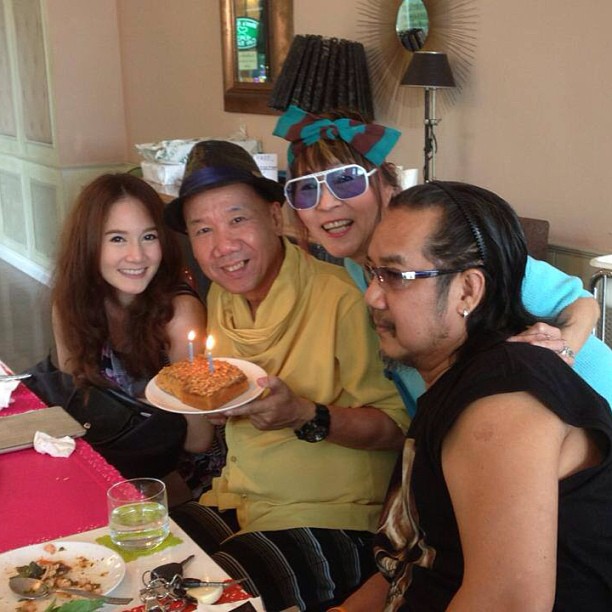 แอนนา ชวนชื่น กับลูกสาว