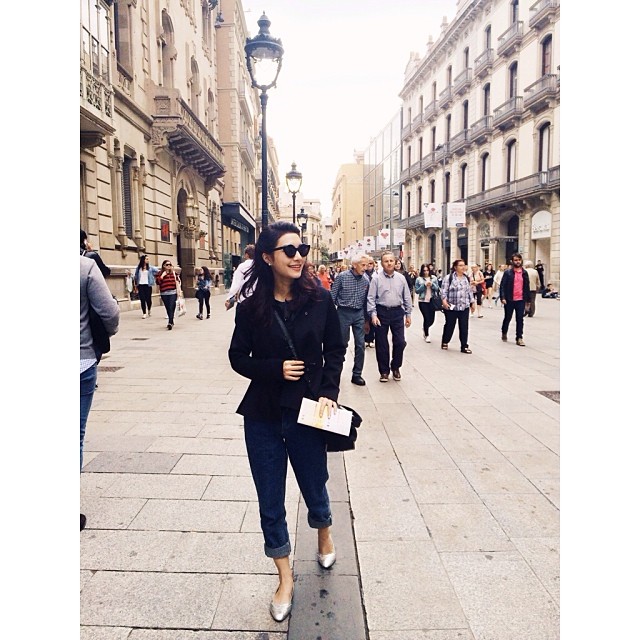 มิว นิษฐา เที่ยวสเปน ฝรั่งเศส กับครอบครัว