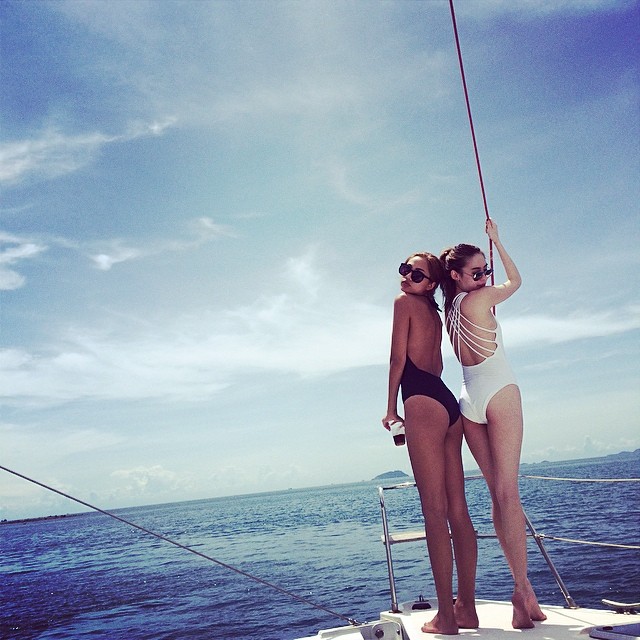 ทับทิม มัลลิกา หญิงแม้น มิ้นท์ ภัทรศยา เที่ยวทะเล