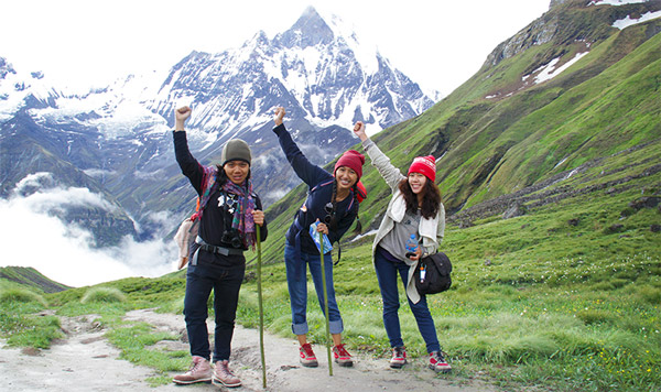 ผจญภัยไปกับผู้หญิง 3 คน เทรคกิ้ง ABC สู่เทือกเขาหิมาลัย